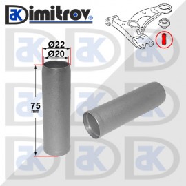 Метална втулка Ø 20 х Ø 22 х 75 mm